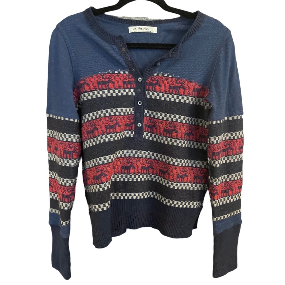 Free People We The Free To The Woods Knit‎ Top, Size S - Picture 12 of 12